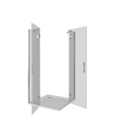 Душевой угол GOOD DOOR Saturn CR-90-C-CH 900x900 хром,прозр. стекло 