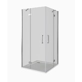 Душевой угол GOOD DOOR Saturn CR-100-C-CH 1000x1000 хром,прозр. стекло 