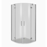 Душевой угол GOOD DOOR Saturn R-100-C-CH 1000x1000 хром,прозр. стекло 