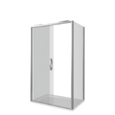 Душевой угол GOOD DOOR Antares WTW-100-C-CH + SP-90-C-CH  1000x900 хром,прозр. стекло 