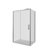 Душевой угол GOOD DOOR Antares WTW-100-C-CH + SP-90-C-CH  1000x900 хром,прозр. стекло 