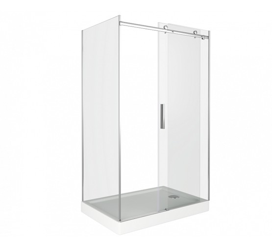 Душевой угол GOOD DOOR Galaxy WTWSP-130-70-C-CH 1300x700 хром + прозрачное стекло 