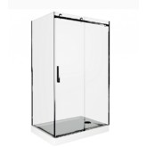 Душевой угол GOOD DOOR Galaxy WTWSP-130-70-C-B 1300x700 черный + прозрачное стекло 