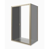 Душевой угол GOOD DOOR Jazze WTW-110-B-BR+SP-80-B-BR 1100x800 бронза,тонир. стекло 