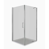 Душевой угол GOOD DOOR Fantasy CR-80-С-CH 800x800  хром, прозр. стекло 