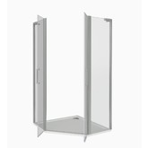 Душевой угол GOOD DOOR Pandora PNT-TD-90-C-CH 900x900  хром + прозрачное стекло 