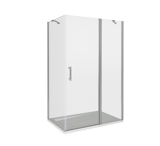 Душевой угол GOOD DOOR Mokka WTWSP-110-100-C-WE 1100x1000 белый,прозр. стекло 