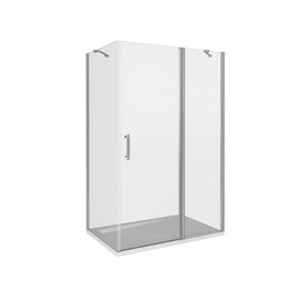 Душевой угол GOOD DOOR Mokka WTWSP-140-100-C-WE 1400x1000 белый,прозр. стекло 