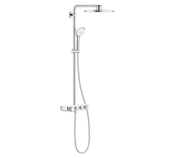 Душевая система Grohe Euphoria SmartControl 26507LS0 термостат хром/белый