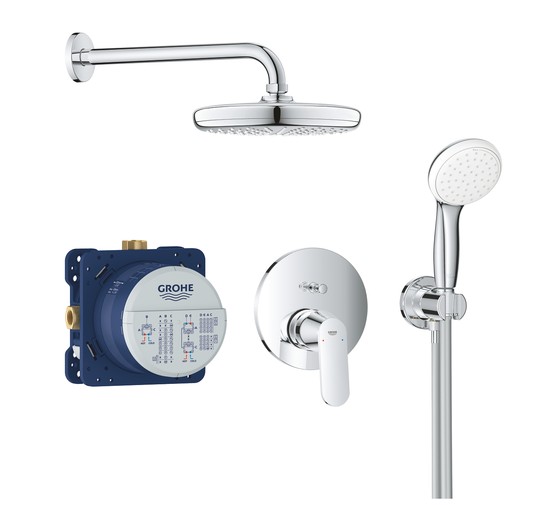 Душевая система Grohe Eurosmart Cosmopolitan 25219001 со смесителем хром