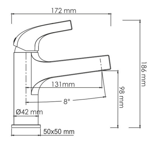 Смеситель для раковины Wasserkraft Sauer 7103 золото