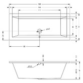 Акриловая ванна Riho Lusso 160x70