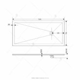 Душевой поддон RGW ST-W 1500x700 литьевой мрамор 