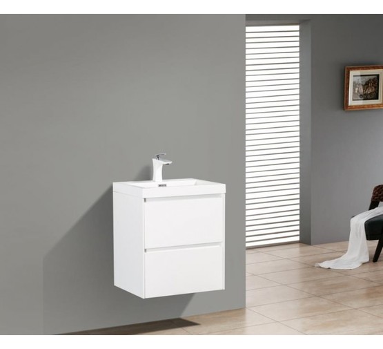 Тумба подвесная BelBagno Pietra Mini Bianco Lucido 50 см белый 