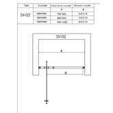 Душевая дверь RGW Stilvoll SV-02B 800x2000 черный, прозр.стекло