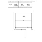 Душевая дверь RGW Stilvoll SV-03B 1200x2000 черный, прозр.стекло