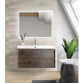 Тумба подвесная BelBagno Albano Rovere Nature Grigio 80 см дуб серый