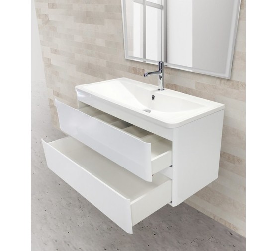 Тумба подвесная BelBagno Albano Rovere Vintage Bianco 80 см дуб белый