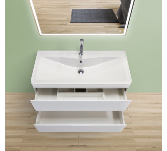 Тумба подвесная BelBagno Albano Rovere Vintage Bianco 80 см дуб белый