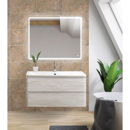 Тумба подвесная BelBagno Albano Rovere Vintage Bianco 80 см дуб белый