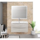 Тумба подвесная BelBagno Aqua Rovere Vintage Bianco 100 см дуб белый