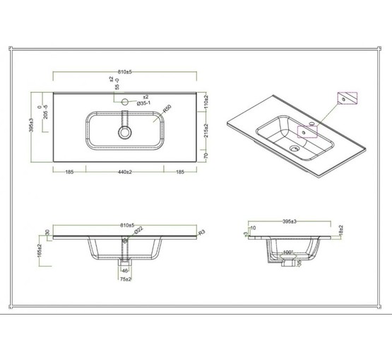 Тумба подвесная BelBagno Kraft-39 Bianco Opaco 80 см белый