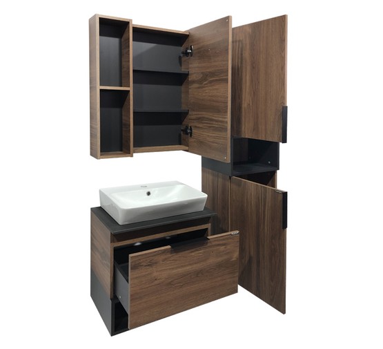 Комплект мебели Comforty Штутгарт 60 см дуб коричневый
