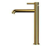 Смеситель для раковины Whitecross Y1212GL высокий золото