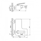 Смеситель для ванны Lemark Bellario LM6802C хром