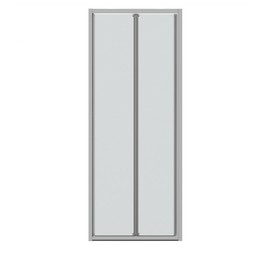 Душевая дверь Bravat Drop BD080.4120A 80 хром, стекло прозрачное