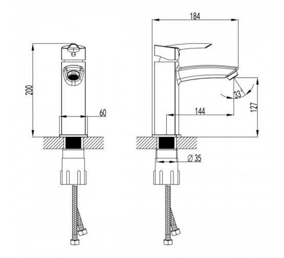 Смеситель для раковины Lemark Mars LM3537C