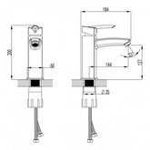 Смеситель для раковины Lemark Mars LM3537C