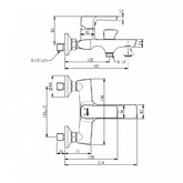 Смеситель для ванны Lemark Ursus LM7214BL черный