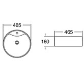 Раковина чаша SantiLine SL-1069MB 42 см черный матовый