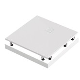 Душевой поддон Good Door Essentia 900x900 литьевой мрамор белый