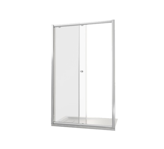 Душевая дверь GOOD DOOR Lira WTW-140-C-CH хром, стекло прозрачное