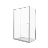 Душевой угол GOOD DOOR Lira WTW-100-С-CH -SP-100-C-CH 1000x1000 хром, прозр.стекло