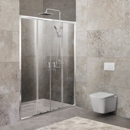 Душевая дверь BelBagno Unique BF-2-170/200-P-Cr текстур.стекло 