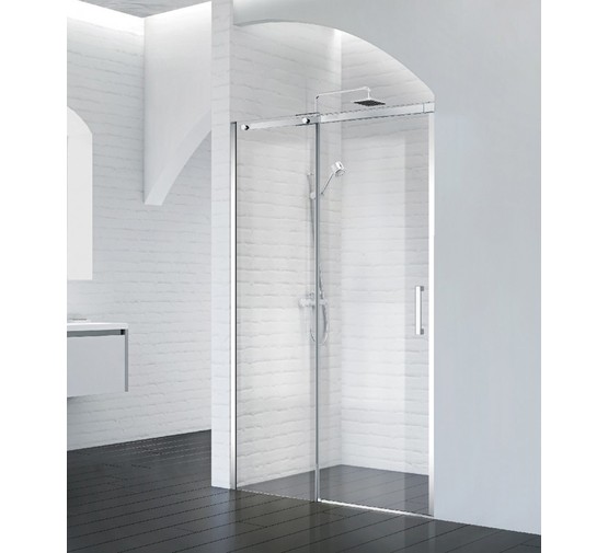 Душевая дверь BelBagno Acqua BF-1-100-C-Cr прозр.стекло 