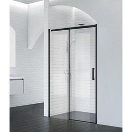 Душевая дверь BelBagno Acqua BF-1-120-C-Nero прозр.стекло 