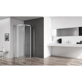 Душевой угол BelBagno Acqua-R-2-80-C 800x800 прозр.стекло 