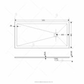Душевой поддон RGW ST-W 1200x900 литьевой мрамор 