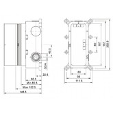 Душевая система Timo Petruma SX-5019/00SM со смесителем термостат хром