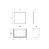 Тумба подвесная ASB-Woodline Рома 100 П белый