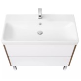 Комплект мебели Aquaton Сканди 90 см Белый/Дуб Рустикальный