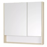 Зеркало шкаф Aquaton Сканди 90 см Белый/Дуб Верона