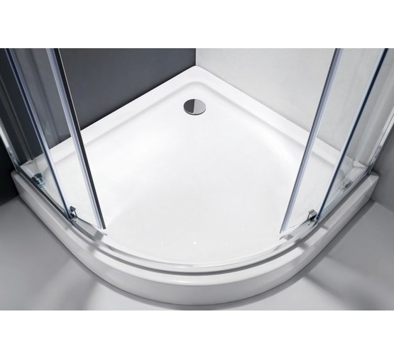 Душевой угол Cezares Molveno-RH-1-110/90-P-Cr 1100x900 хром текстурное стекло