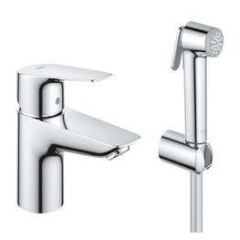 Смеситель для раковины Grohe BauEdge New 23757001 с гигиеническим душем хром