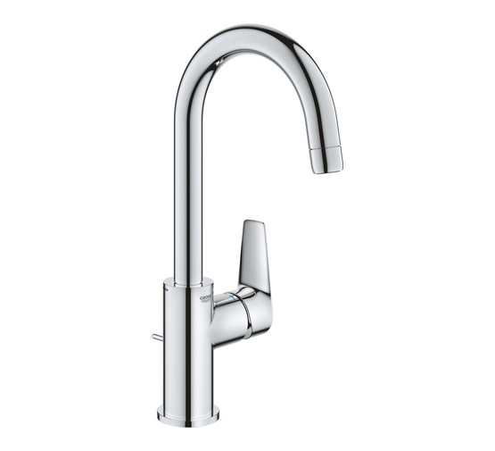 Смеситель для раковины Grohe BauEdge New 23760001 высокий с д/к  хром