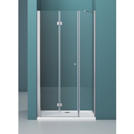 Душевая дверь BelBagno ALBANO-BS-13-30+60-C-Cr хром, прозр.стекло 